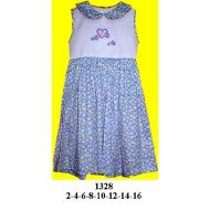 1328 - Molde de Vestido niña cierre en espalda