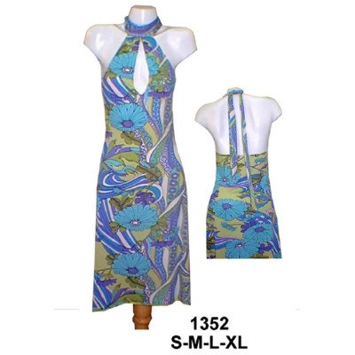 1352 - Molde de Vestido sin espalda con amarra en escote 1352 - Molde de Vestido sin espalda con amarra en escote