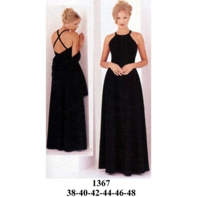 1367 - Molde de Vestido de fiesta