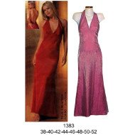 1383 - Molde de Vestido corte bajo