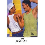 1431 - Molde de Polera hombre sin mangas sudadera