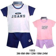 1553 - Molde de Conjunto de dos pieza polera y short