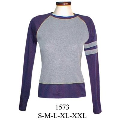 1573 - Molde de Polera raglan con corte y aplicación en manga 1573 - Molde de Polera raglan con corte y aplicación en manga