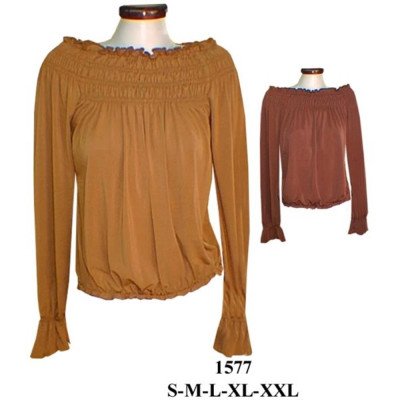 1577 - Molde de Polera dama con elástico 1577 - Molde de Polera dama con elástico