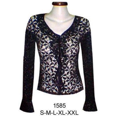 1585 - Molde de Polera dama encaje elasticado 1585 - Molde de Polera dama encaje elasticado