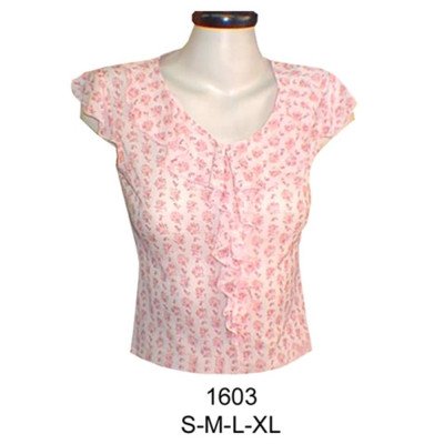 1603 - Molde de Polera escote v con rucha manga pestaña 1603 - Molde de Polera escote v con rucha manga pestaña