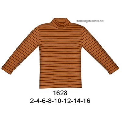 1628 - Molde de Polera beatle 1628 - Molde de Polera beatle