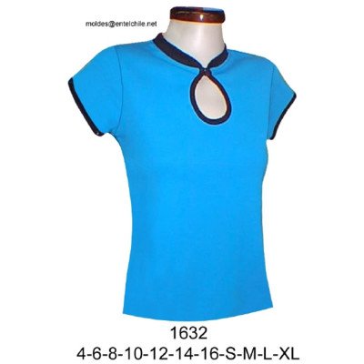 1632 - Molde de Polera oriental; 1632 - Molde de Polera oriental;