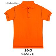 1645 - Molde de Polera con pata y cuello, ajustada (largo 68 cms