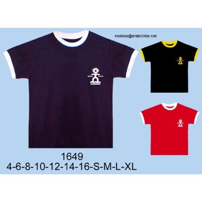 1649 - Molde de Polera semi ajustada, largo 70 cms; 1649 - Molde de Polera semi ajustada, largo 70 cms;