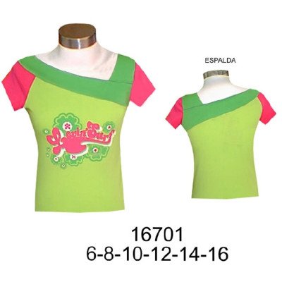 16701 - Molde de Polera asimétrica