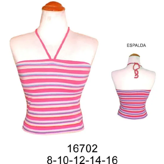 16702 - Molde de Polera straples con amarra 16702 - Molde de Polera straples con amarra