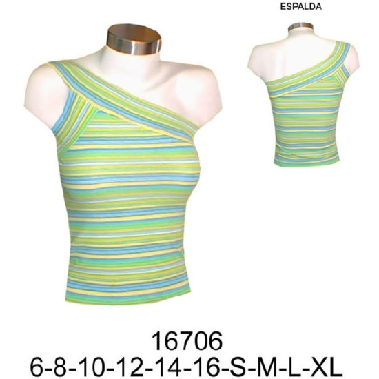 16706 - Molde de Polera sin mangas: 16706 - Molde de Polera sin mangas: