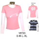 16720 - Molde de Polera cuello polo con manga en 2 colores