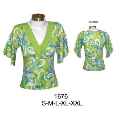 1676 - Molde de Polera manga kimono; 1676 - Molde de Polera manga kimono;