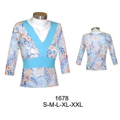 1678 - Molde de Polera con corte bajo busto;