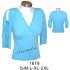 1679 - Molde de Polera manga kimono con hilo elástico en hombro;
