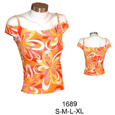 1689 - Molde de Polera 1/2 manga con tirantes; 1689 - Molde de Polera 1/2 manga con tirantes;