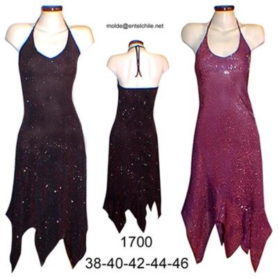 1700 - Molde de Vestido de fiesta 1700 - Molde de Vestido de fiesta