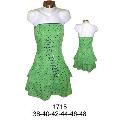 1715 - Molde de Vestido straples 1715 - Molde de Vestido straples