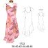 1722 - Molde de Vestido con tirantes