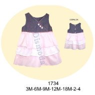 1734 - Molde de Vestido cruzado de 3 capas