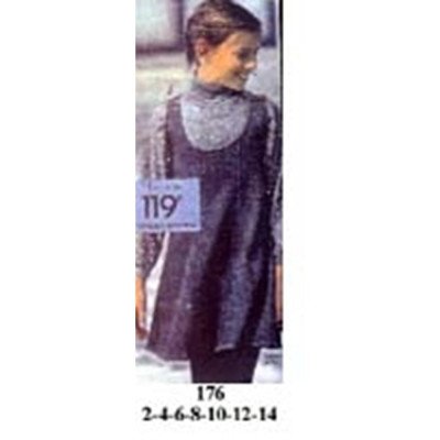 176 - Molde de Vestido jumper de niña