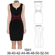 1841 - Molde de Jumper corte princesa