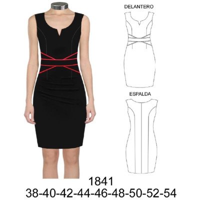 1841 - Molde de Jumper corte princesa 1841 - Molde de Jumper corte princesa