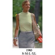 1903 - Molde de Polera cuello beatle