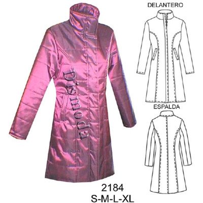 2184 - Molde de Parka entallada 2184 - Molde de Parka entallada