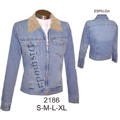 2186 - Molde de Chaqueta de mezclilla con cuello desmontable 2186 - Molde de Chaqueta de mezclilla con cuello desmontable