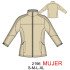 2196MUJER - Molde de Casaca mujer softshell