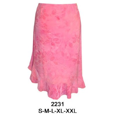 2231 - Molde de Falda con rucha asimétrica