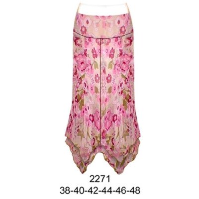 2271 - Molde de Falda a la cadera con rebeca, dos capas, cortada al sesgo, 2271 - Molde de Falda a la cadera con rebeca, dos capas, cortada al sesgo,