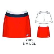 2283 - Molde de Falda short a la cadera;