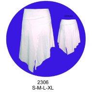 2306 - Molde de Falda cruzada asimétrica;