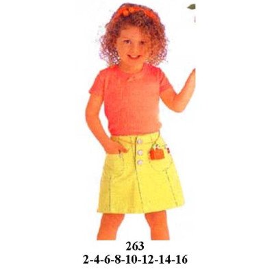 263 - Molde de Falda con bolsillo 263 - Molde de Falda con bolsillo