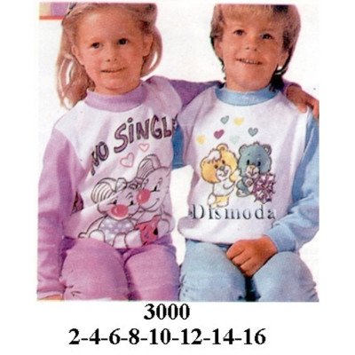 3000 - Molde de Pijama cuello polo