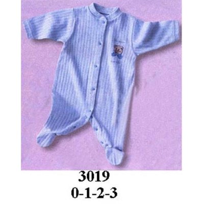 3019 - Molde de Enterito de bebe con botones