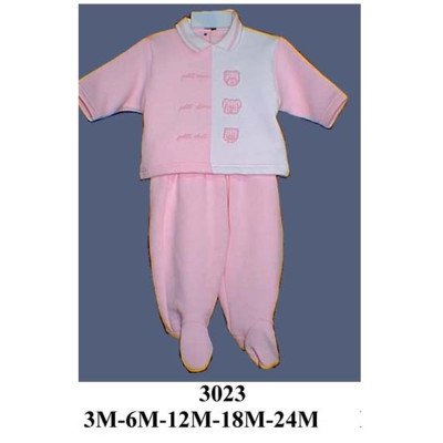 3023 - Molde de Conjunto de dos pieza de bebe