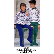 3026 - Molde de Pijama de hombre con pata