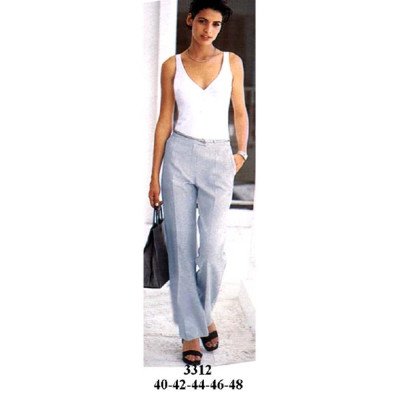 3312 - Molde de Pantalón dama clásico
