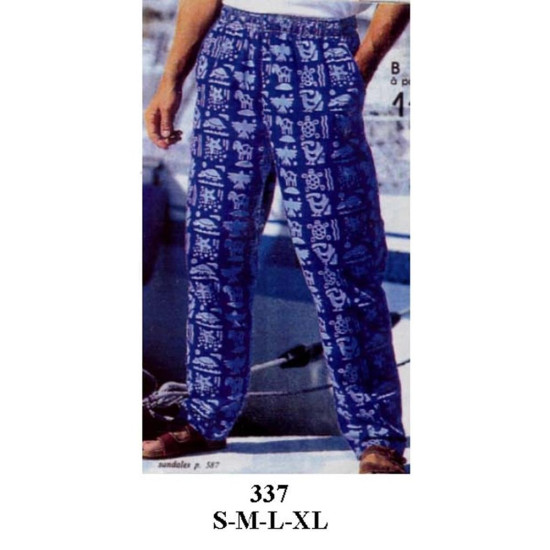 337 - Molde de Pantalon con elastico recto 337 - Molde de Pantalon con elastico recto