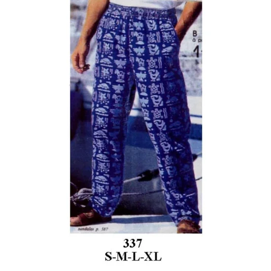 337 - Molde de Pantalon con elastico recto 337 - Molde de Pantalon con elastico recto