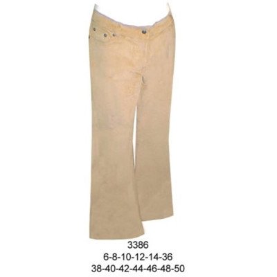 3386 - Molde de Jeans cotele elasticado basta ancha 3386 - Molde de Jeans cotele elasticado basta ancha