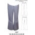 3387 - Molde de Pantalón a la cadera