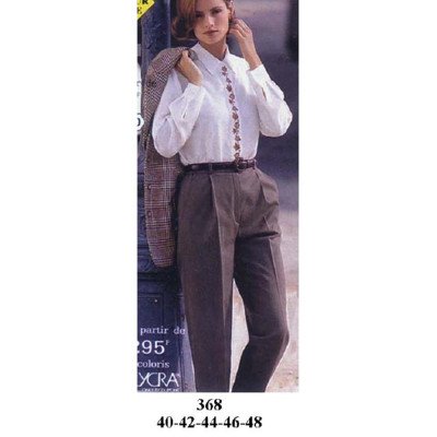 368 - Molde de Pantalón una pinza dama 368 - Molde de Pantalón una pinza dama