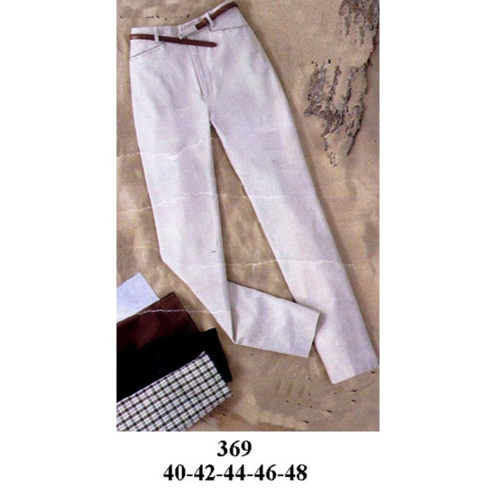369 - Molde de Pantalo recto 369 - Molde de Pantalo recto