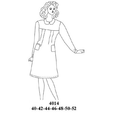 4014 - Molde de Delantal parvularia